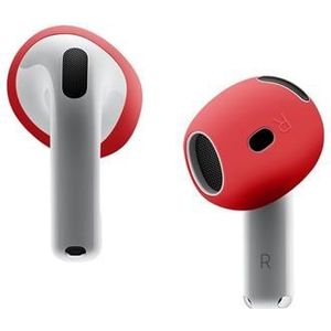 Anti-Rutsch-Silikon-Kopfhörerschutz für AirPods 4 - Rot