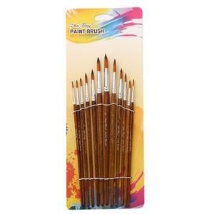 Hobby-Pinsel für Acryl- und Ölmalerei - 12 Stück.