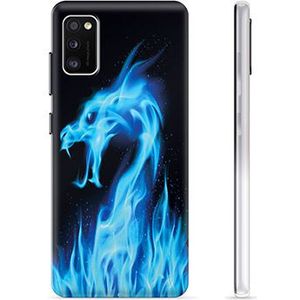 Samsung Galaxy A41 TPU Hülle - Blauer Feuerdrache
