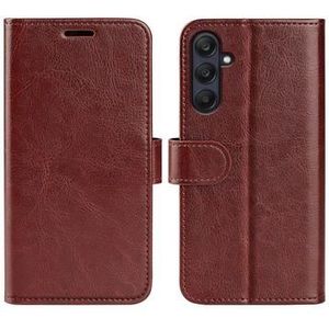 Samsung Galaxy A26 Wallet Schutzhülle mit Magnetverschluss - braun