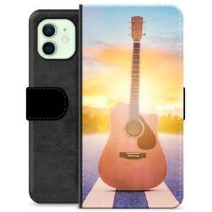 iPhone 12 Premium Schutzhülle mit Geldbörse - Gitarre