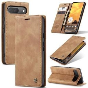 Google Pixel 9/9 Pro Caseme 013 Serie Schutzhülle mit Geldbörse - Braun
