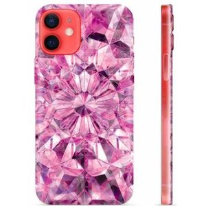 iPhone 12 mini TPU Hülle - Rosa Kristall