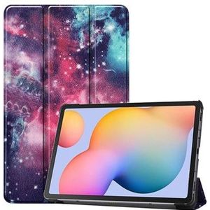 Tri-Fold Serie Samsung Galaxy Tab S6 Lite 2020/2022/2024 Folio Hülle - Galaxie