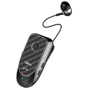Hileo Hi60 Bluetooth-Headset mit einziehbarem Ohrhörer - Schwarz