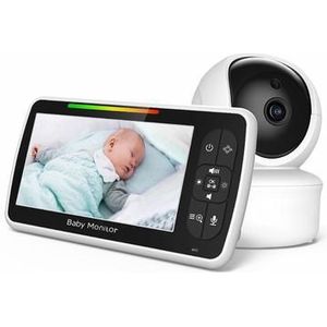 SM650 Babyphone - 5-Zoll-Display, Zwei-Wege-Gespräch und Temperatursensor