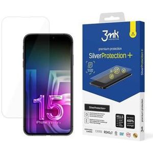 iPhone 15 Pro 3MK SilverProtection+ Antimikrobieller Displayschutz - Durchsichtig
