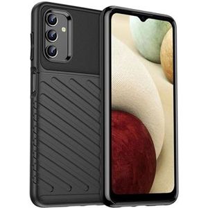 Thunder Serie Samsung Galaxy A04s TPU Hülle - Schwarz