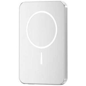 C10 Portable 15W Magnetische Wireless Powerbank 5000mAh - Silber