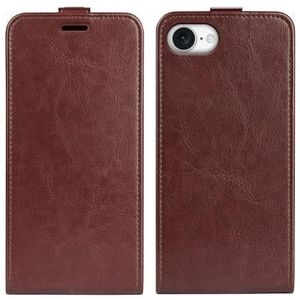 iPhone 16e Vertikale Flip Hülle - Braun