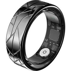 PX02 Crack Design Multifunktions-Smart-Ring mit Fotokontrolle - Größe: 20.7mm - Schwarz