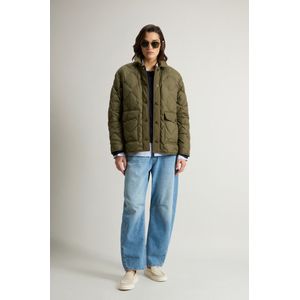 Woolrich Damen Jacke Heritage aus Mikrofaser Grün Größe XXL