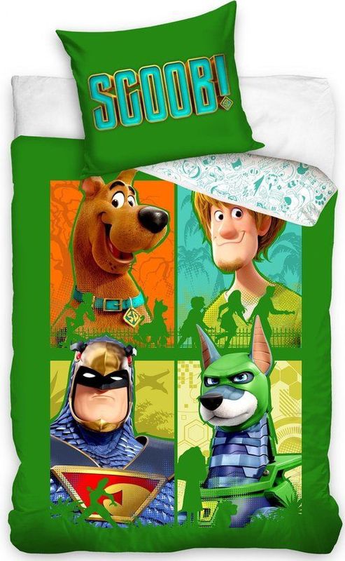 Nickelodeon Dekbedovertrek Scooby Doo 140 X 200 Cm Katoen Groen