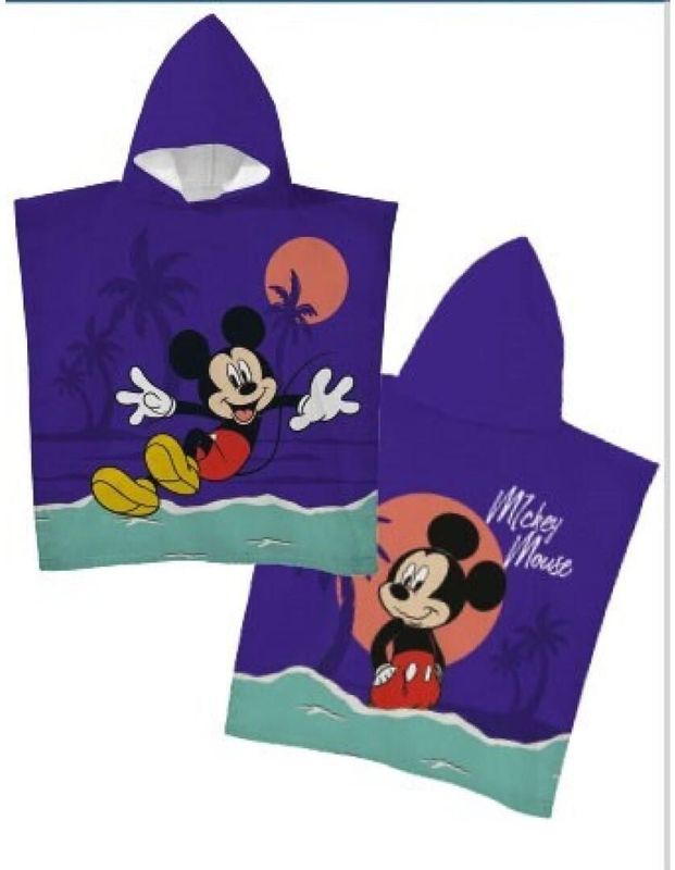 Mickey Mouse poncho 55 x 110 cm - polyester