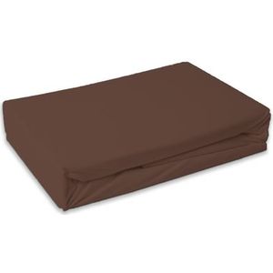 Badstof hoeslaken - Bruin  - Matras dikte 40 cm