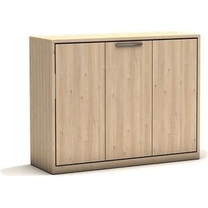 Tweepersoons Opklapbed Capsule eiken - geen matras