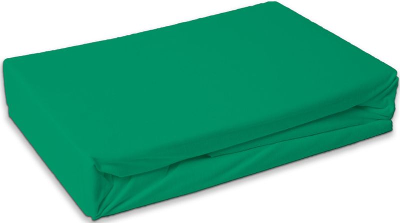 Badstof hoeslaken - Groen