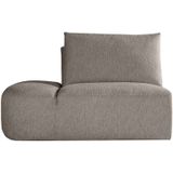 LABEL51 Bank Rocca - Taupe - Canyon - Ottomane Links Voorstaand