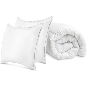 Sleeptime 2 in 1 Dekbed + kussen(s) 200 x 200 Wit 200 x 200 cm