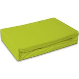 Jersey hoeslaken - Lime groen - matras dikte 40 cm