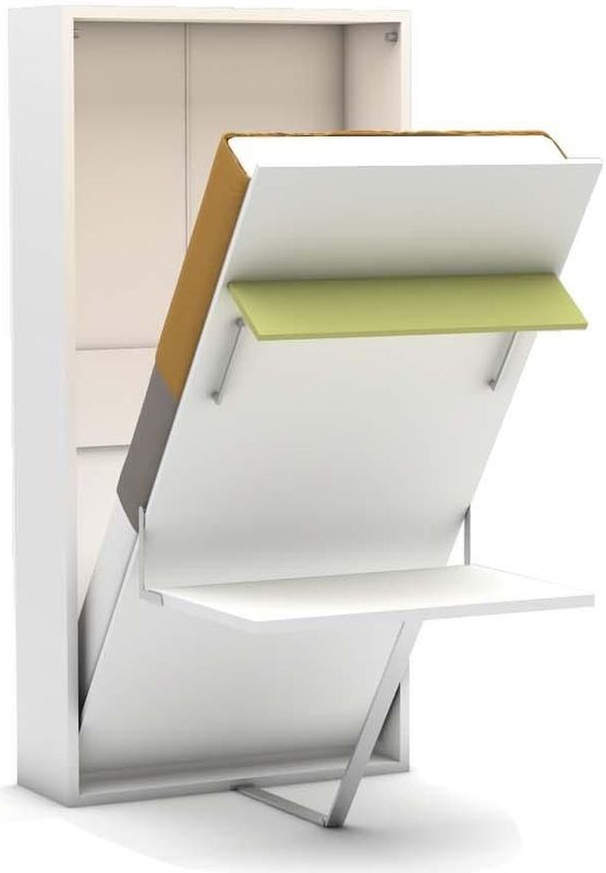 Eenpersoons opklapbed met  bureau - Happy - Verde - Polyether matras SG 40 - 80 KG