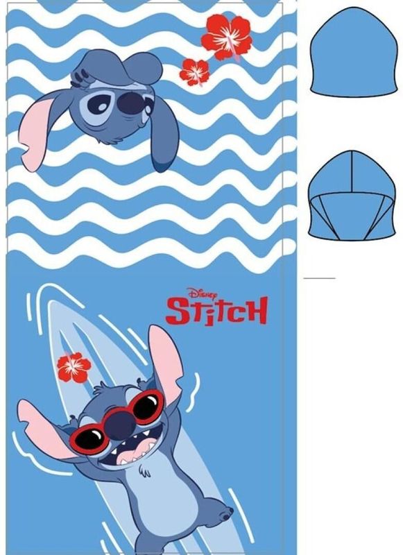 Stitch poncho zee 55 x 110 cm - polyester