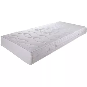 BedStory Matras 160 x 200 cm, 2 lighardheden, middel/vaste gel, traagschuim, 7-zone koudschuimmatras 20 cm, Öko-Tex 100 gecertificeerd