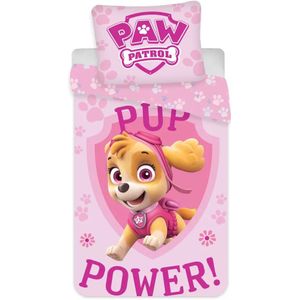 Paw Patrol peuterdekbedovertrek Skye  100 x 135 cm Katoen