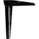 Poot voor boxspring Stiletto Black 4 stuks