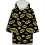 Batman hoodie poncho zwart 7 - 14 jaar - polyester
