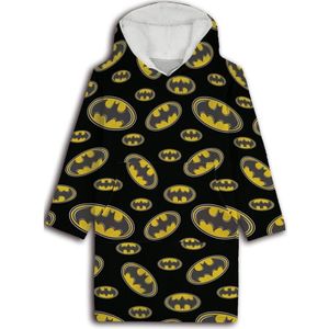 Batman hoodie poncho zwart 7 - 14 jaar - polyester