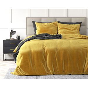 Sleeptime Velvet Touch Dekbedovertrekset + 2 kussenslopen Goud