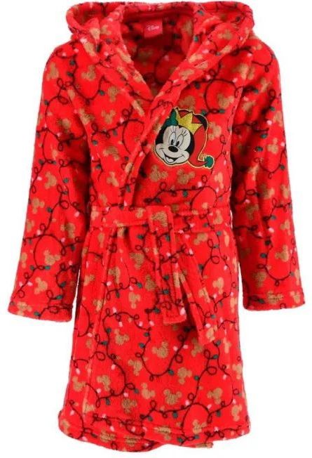 Disney Minnie Mouse Rode Kerst badjas 3 - 8 jaar