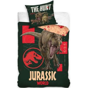 Jurassic World The Hunt Dekbedovertrek 140 x 200 cm (70 x 90 cm)