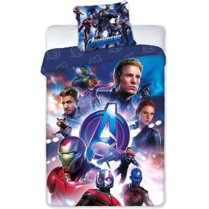 Marvel Avengers Dekbedovertrek team - 140 x 200 cm - 70 x 90 cm