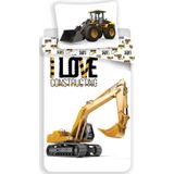 Dekbedovertrek - Wit - Katoen - 240x220 cm