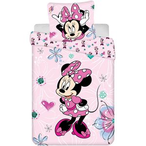 Minnie Mouse - Dekbedovertrek - 160 x 200 cm - 70 x 80 cm - 100% Katoen