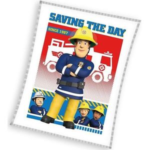 Brandweerman Sam - Coral Fleece Plaid - 130 x 170 cm - 100% Polyester