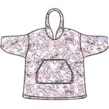 Stitch hoodie poncho maat XS - L - polyester