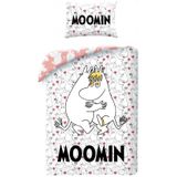 Moomin - Trollvinter - Dekbedovertrek - Wit - Katoen - 140 x 200 cm + 50 x 70 cm