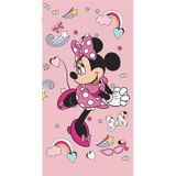 Minnie Mouse strandlaken Rainbow 70 x 140 cm