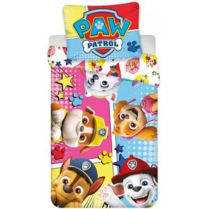 PAW Patrol - Dekbedovertrek Comic - Multicolor - Katoen