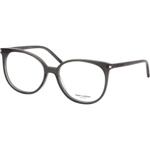 Saint Laurent - Accessoires - Bruin - Fashion Brillen - Ronde Vorm - Acetaat