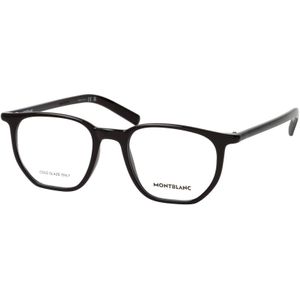 Montblanc - Optical Frame - Zwart - Acetaat - Vierkant Silhouet