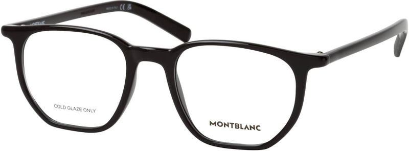 Montblanc - Optical Frame - Zwart - Acetaat - Vierkant Silhouet