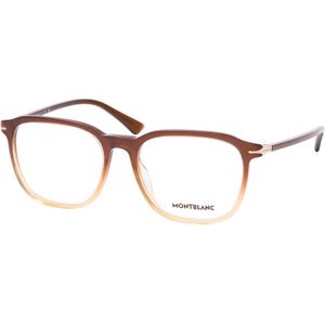 Montblanc - Mb 0438O - Optisch Montuur - Bruin - Acetaat