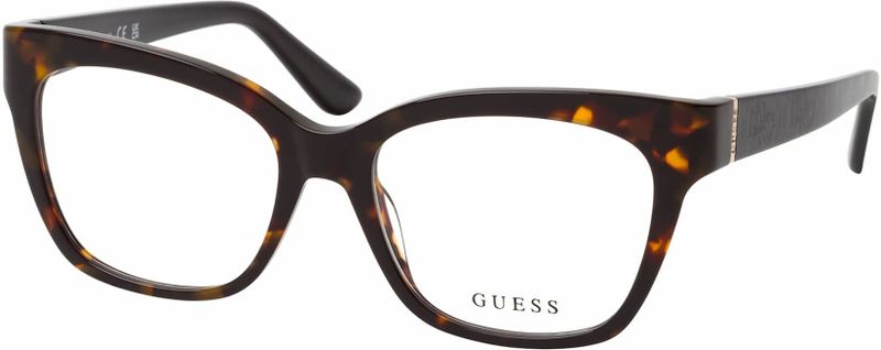 Guess - Square Optical Frame - Bruin - Acetaat - 53 mm