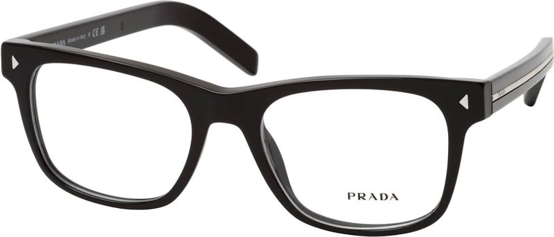 Prada - PR A13V - Bril - Zwart - Acetaat