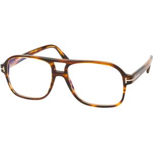 Tom Ford - FT 6058 055 - Aviator Brillen - Havana - Medium - FULLFRAME