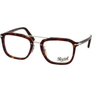Persol - Sporty-Casual Bril - Zwart - Acetaat